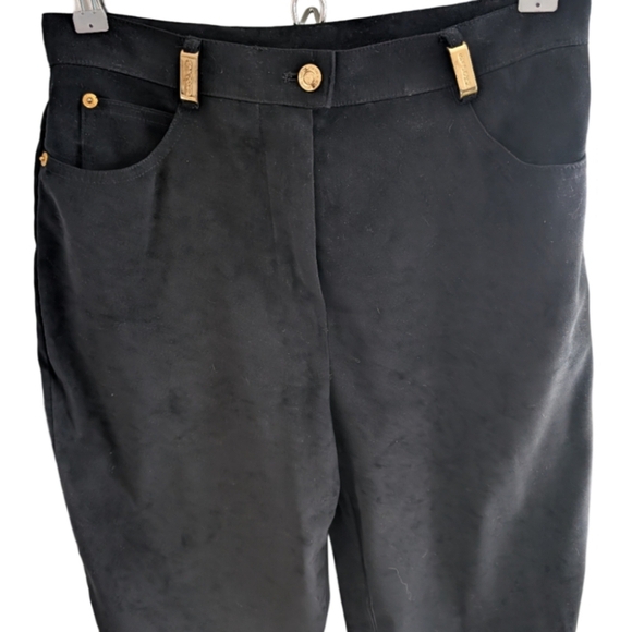 St. John Sport Black Pants Size 6 | Marie Gray Collection - Picture 5 of 9